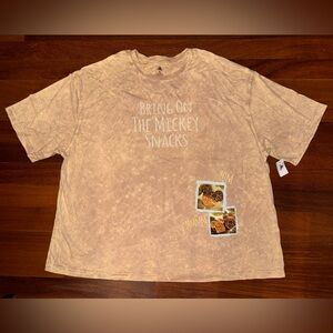 Disneyland Resort/Disney BRING ON THE MICKEY SNACKS ~ Yum T-Shirt ~ NWT! ~ XXL